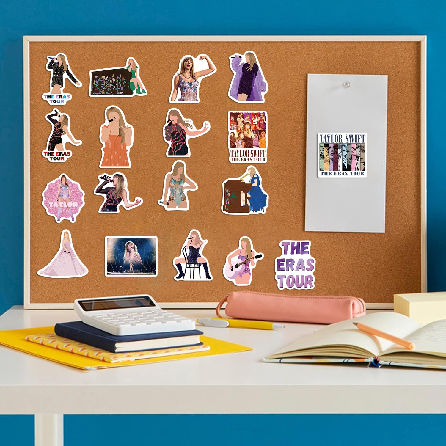 50 Adesivi Cantanti In Vinile Impermeabile – Glitter E Cartoon, Per Laptop, Bottiglia, Chitarra, Valigia – Ideali Per Ragazze E Ragazzi, Colore Viola