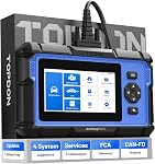 TOPDON AD600S Scan Tool V2.0, Code Reader, OBD2 Scanner for ABS/SRS/AT/Engine, 9 Reset Services, Oil/Brake/BMS/SAS/DPF/TPMS/ETS Reset/ABS Bleeding/Injector Coding, Free Lifetime Upgrade