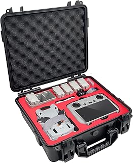 FPVtosky Mini 3 Pro Hard Case for DJI Mini 3 / Mini 3 pro, Waterproof Carrying Case for Mavic mini 3 pro, Outdoor Travel Portable Case for DJI Mini 3 / Mini 3 Pro with DJI RC Controller Accessories