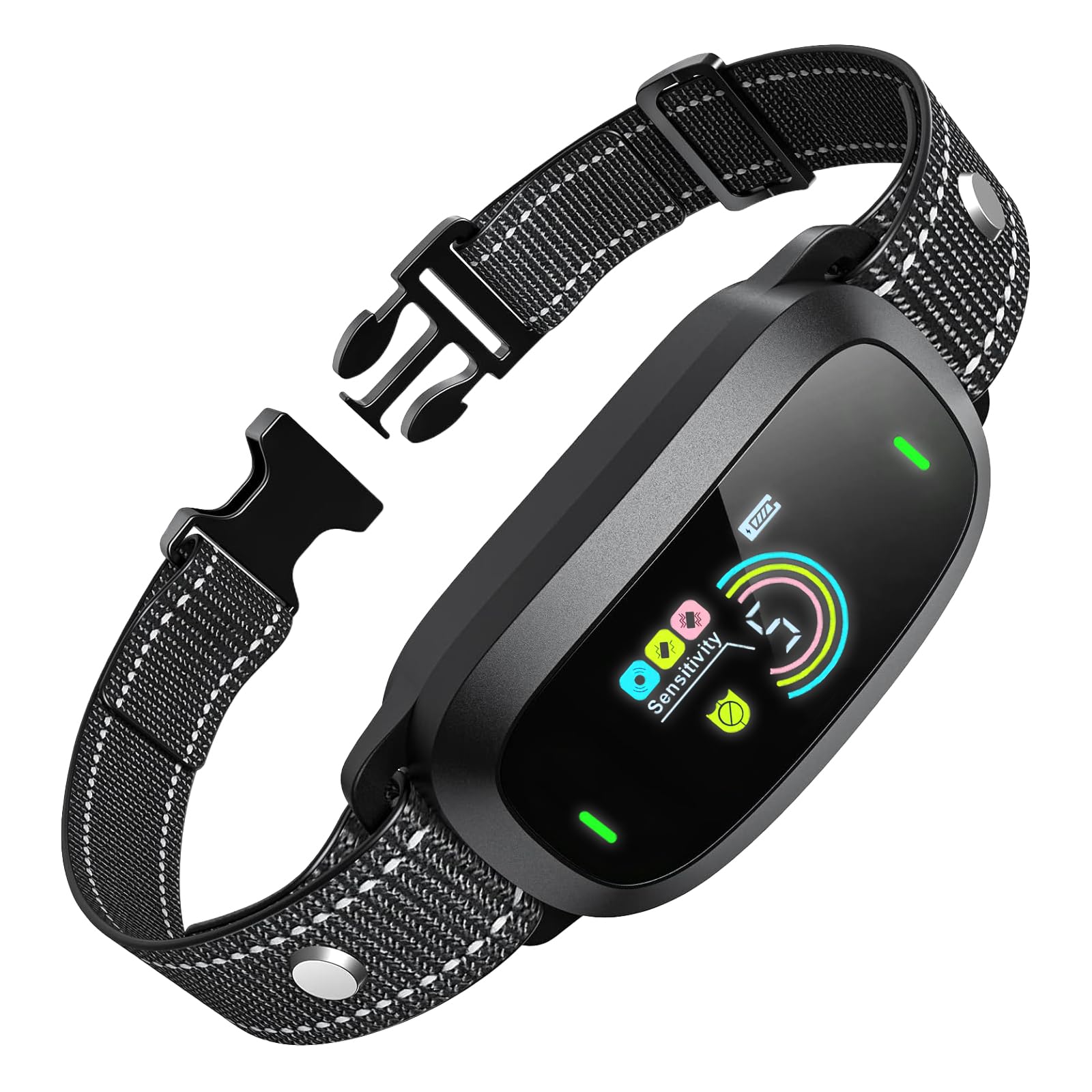 Collar Antiladridos Perros, Recargable Collar Vibración Perros, Impermeable IP67 Collar Automático con Sensibilidad Ajustables Eficaz y Cómodo Antiladridos para Perro Pequeño Medianos Grandes