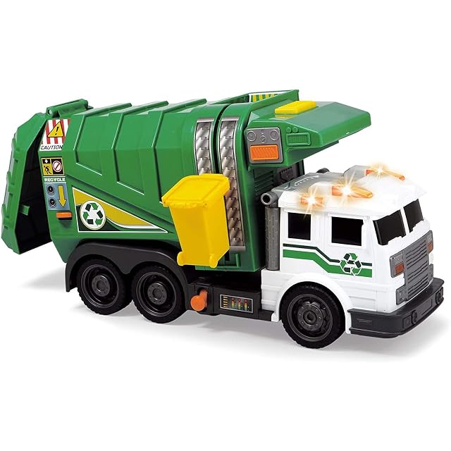 Foto 2 de 3 de Dickie 203308378 Toys City Cleaner, vehículo de Carretera, Limpieza de Carreteras, Coche de Basura, con Pilas