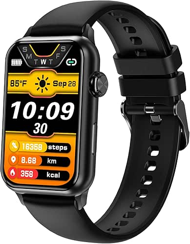 Fitness Tracker Smart Watch with Heart Rate Blood Oxygen Blood