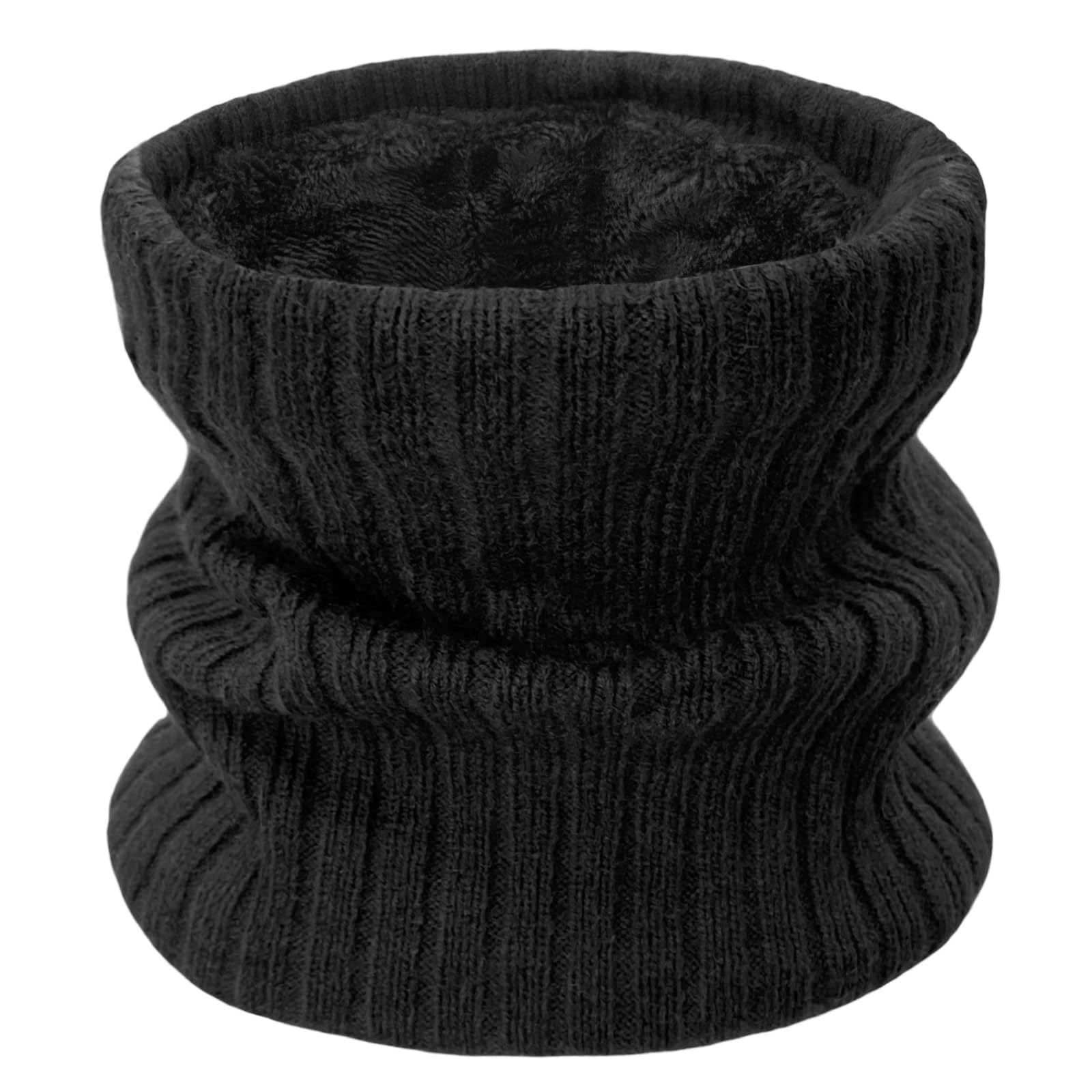 Braga Cuello Invierno Hombre Mujer, Calentador de Cuello Polar Térmica Cálido Bufanda Snood para Esquí Snowboard Moto Ciclismo Running