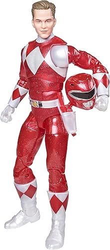 Miniatura 6 de Power Rangers Lightning Collection Mighty Morphin Metallic Red Ranger - Figura de acción coleccionable de 6 pulgadas con accesorios