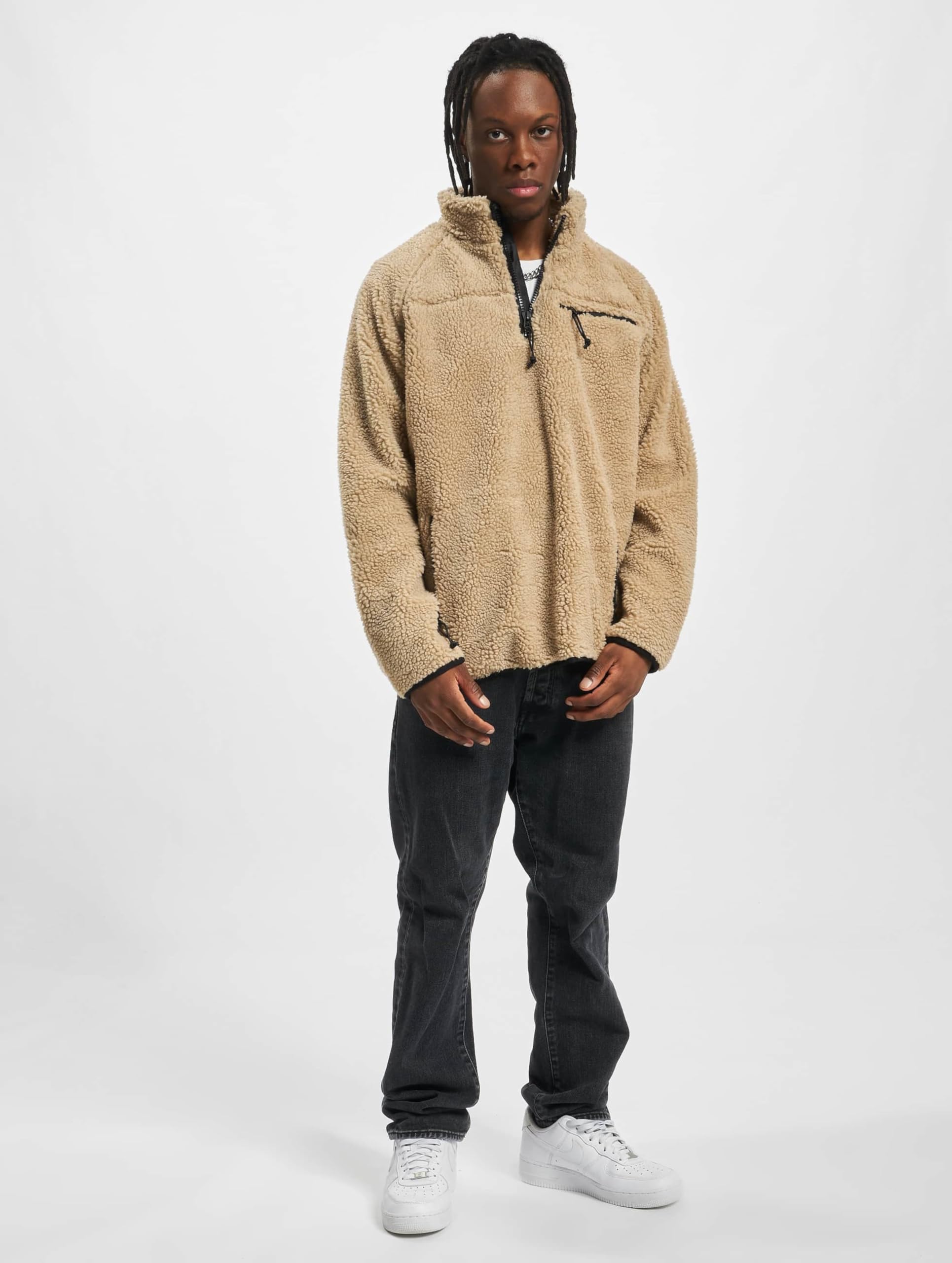 Brandit Uomo Teddyfleece Troyer Pullover