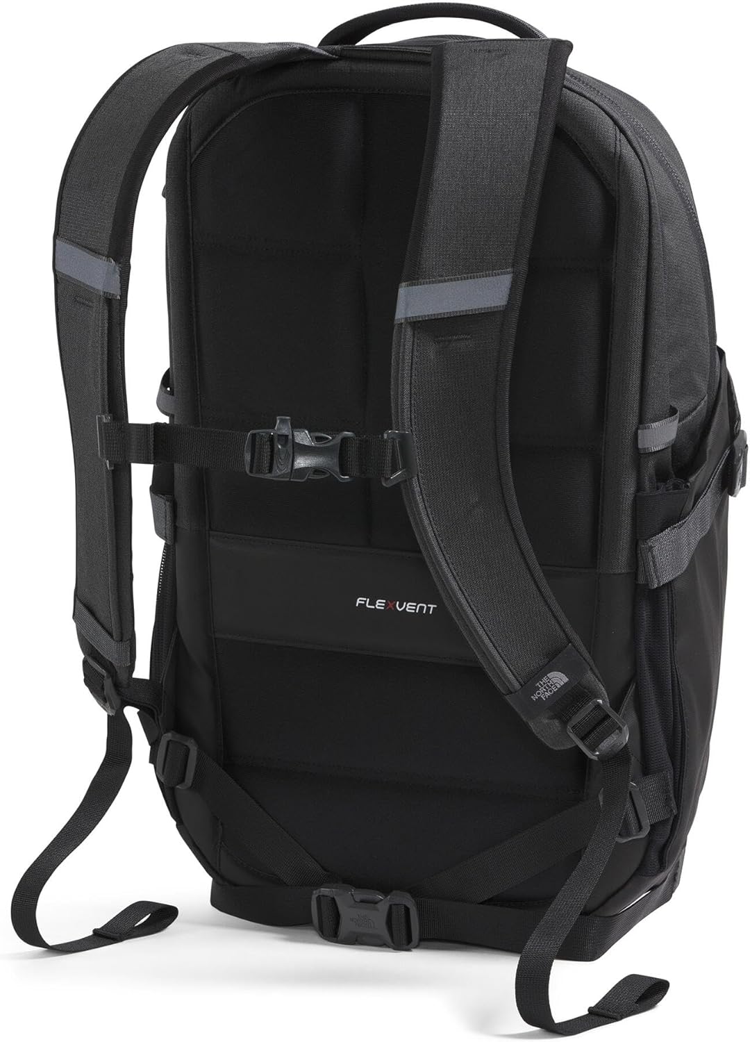 The North Face Recon Everyday Laptop Backpack - Daypack, Water Repellent, 16" Laptop Sleeve, 2 Water Bottle Pockets, Asphalt Grey Light Heather/TNF Black-NPF, One Size - Image 3