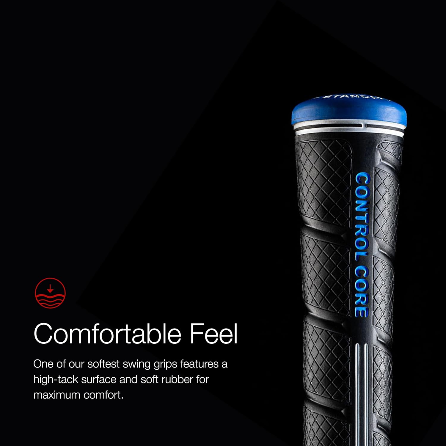 Golf Pride CP2 Wrap Golf Club Grip - Classic Wrap Grip with High-Tack Soft Rubber for Comfort & Control - Less Tension & More Power with Plus4 Technology