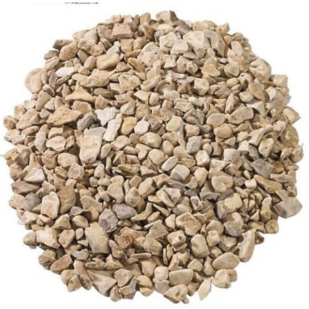 Buff Flint Gravel 10mm Decorative Garden Stones Gravel 25kg - Suitable For Paths, Mulching of Borders, General Landscaping, Gravel Grids