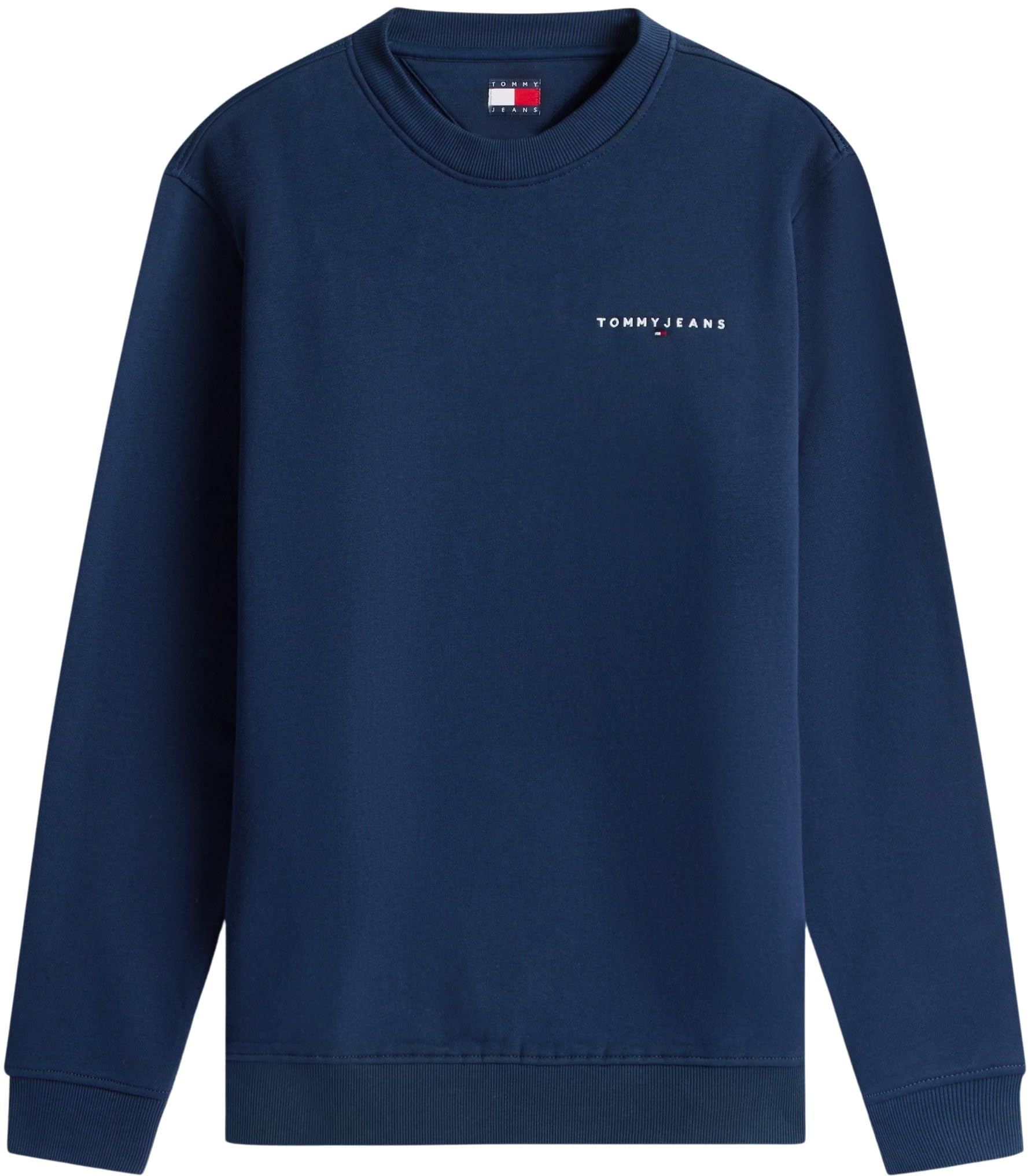 Tommy Jeans Herren Sweatshirt Linear Rundhalsausschnitt