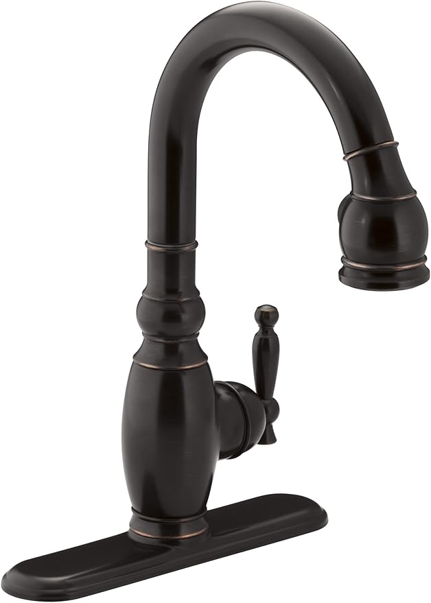 KOHLER K6912BZ Vinnata PullDown Secondary Kitchen Sink Faucet, Oil