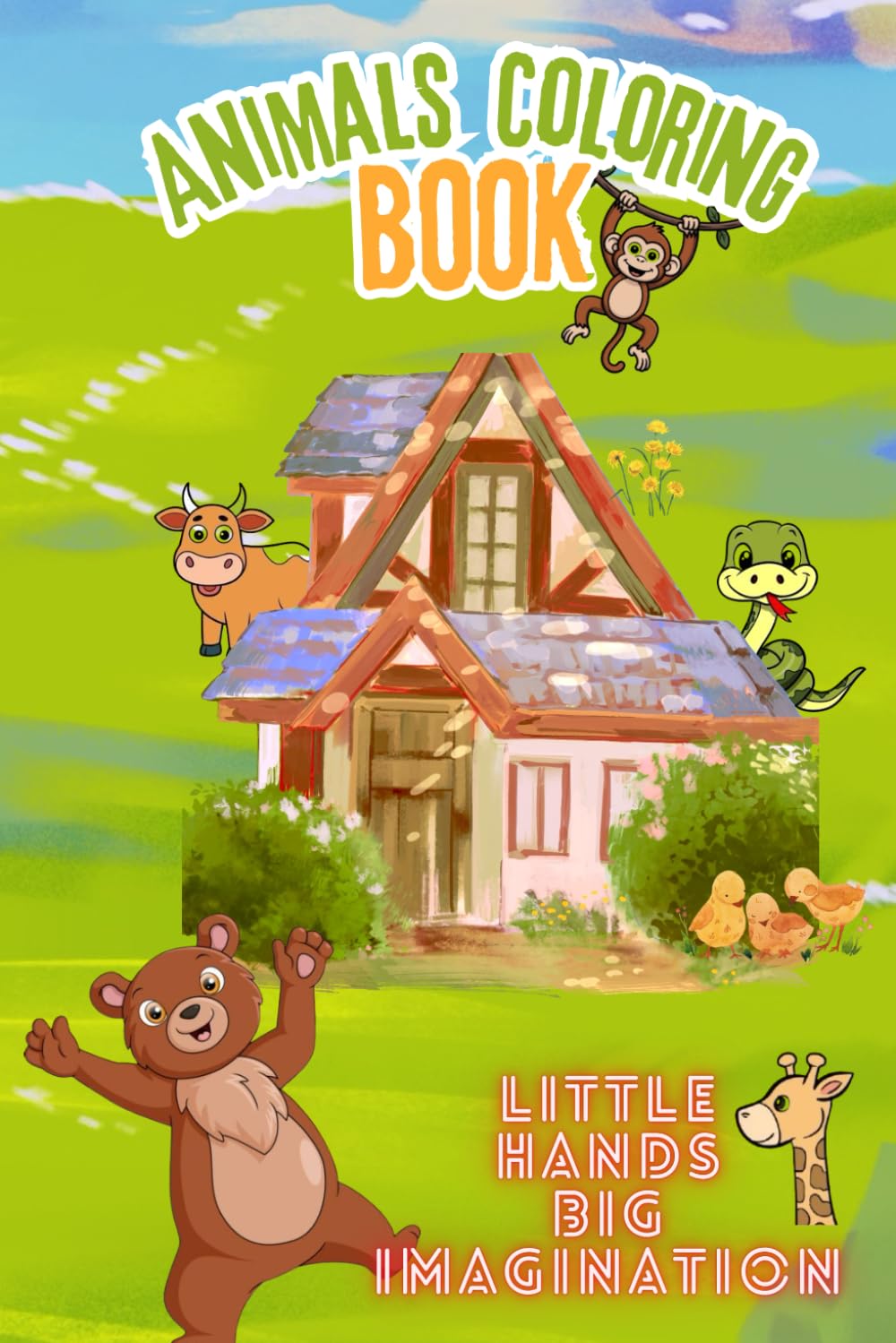 Animals Coloring Book: For Children Ages 3+ (Animals Coloring Book(Ages 3+))