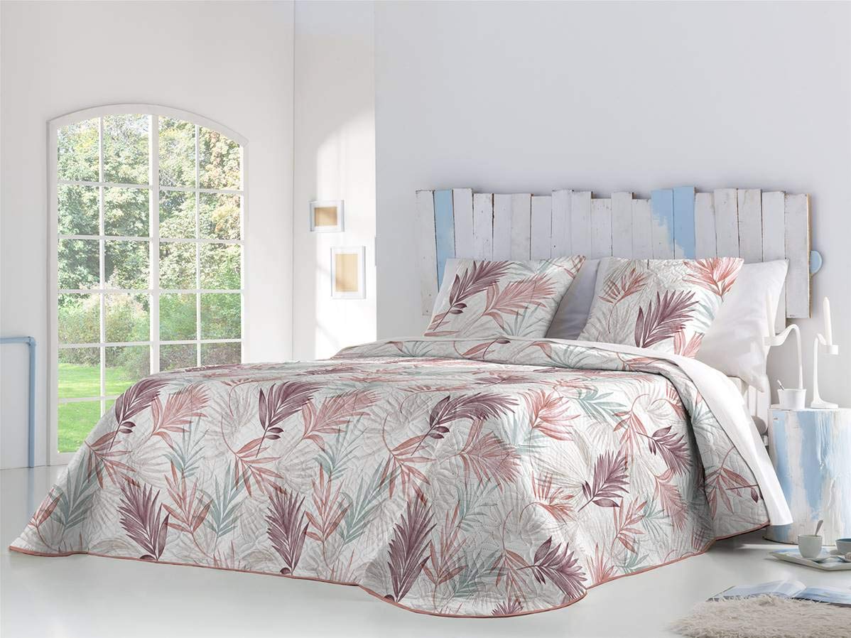 Antilo Fundeco – Bouti Bedspread Reversible Lain + Cushion Cover/s (Boiler, Bed 135 cm)