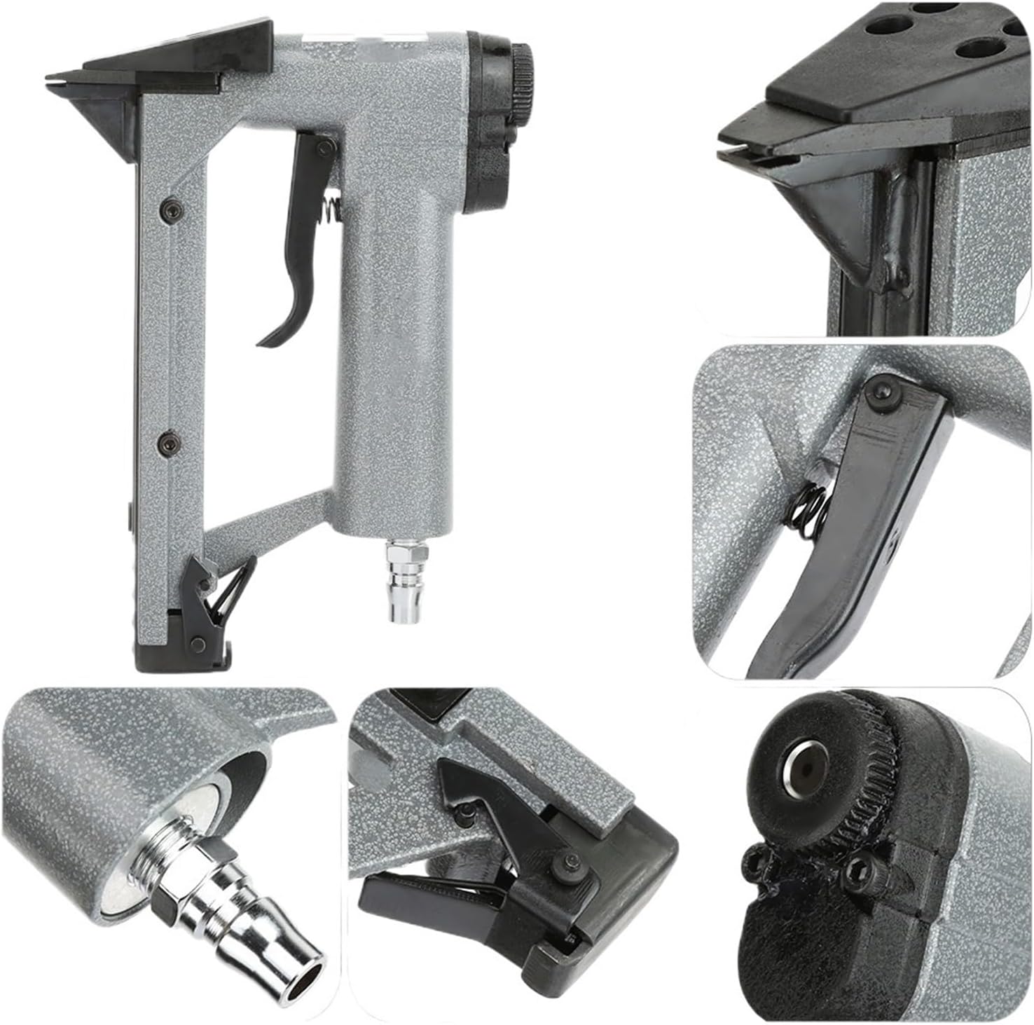 Professional Heavy Duty Stapler P515-1 1/4 Inch Pneumatic Nail Air Nailers Stapler Staple Guns Tool