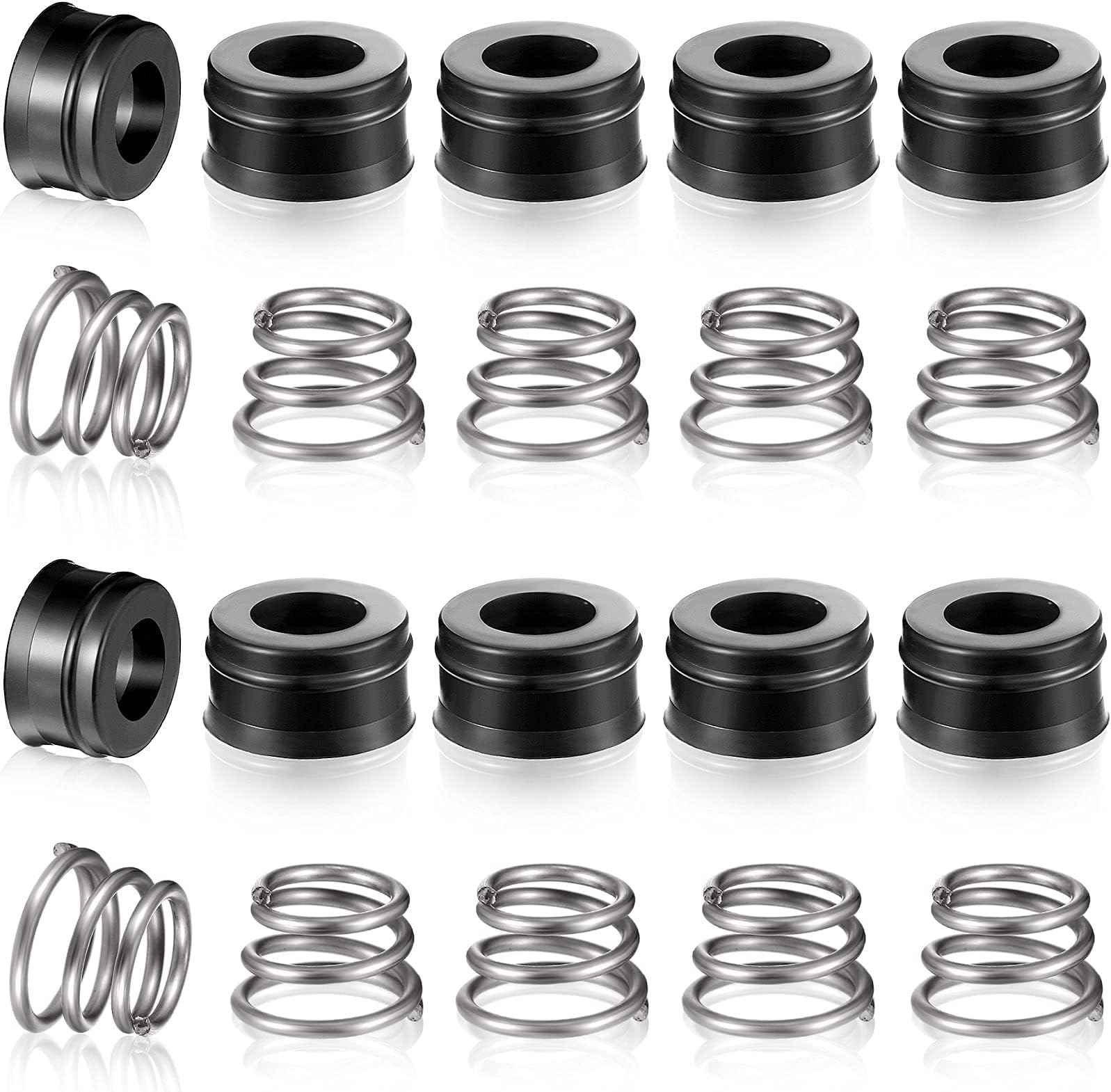 Hotop 20 Pieces RP4993 Replacement Seats and Springs RP4993 Faucet Repair Seat Spring Kit Faucet Repair Kit Faucet Stem Assembly Repair Kit Compatible with Faucet Repair Kit