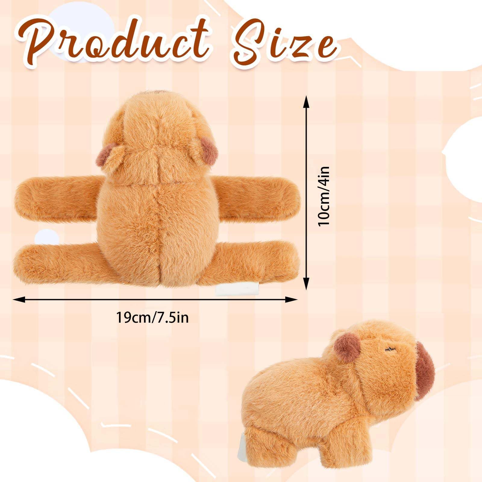 2 Braccialetti Slap Peluche – Koala E Panda Rosso (20cm), Animali Morbidi Giocattolo Per Bambini - 6