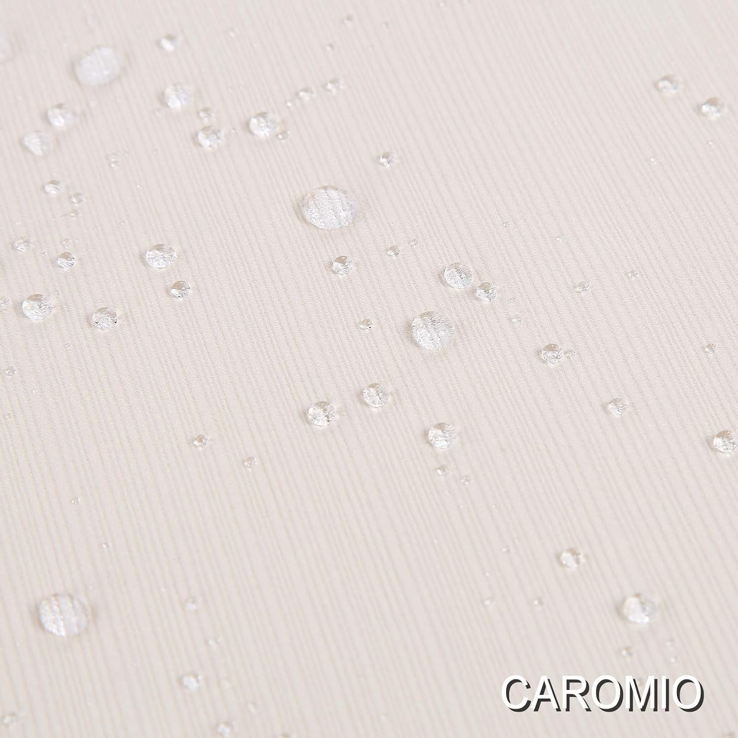 CAROMIO Square Tablecloth Waterproof Fabric Small Table Cloth 52 x 52 Inch Ivory