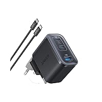 Anker Caricatore USB C 70W, Adattatore di Alimentazione ad Alte Prestazioni con Rapido a 3 Porte