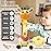 Emoin Dancing Talking Giraffe Baby Toy, Adjustable Volume Baby Giraffe Toys Singing 10 Children\'s Songs Singing Mimicking Recording Repeating What You Say for Toddlers