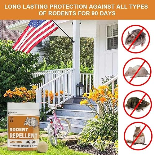 Miniatura 2 de ANEWNICE Wofimeha - Repelente de roedores, repelente de ratones, repelente de ratones para casa, aceite de menta para repeler ratones y ratas,