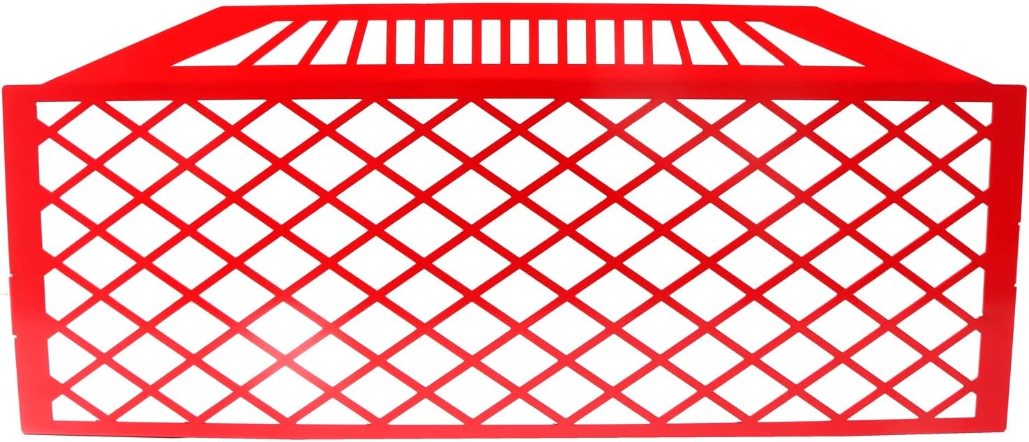for Subaru WRX STI 2015-2020 Alloy Red Water Tank Radiator Net Cover 1pcs Car Accessories