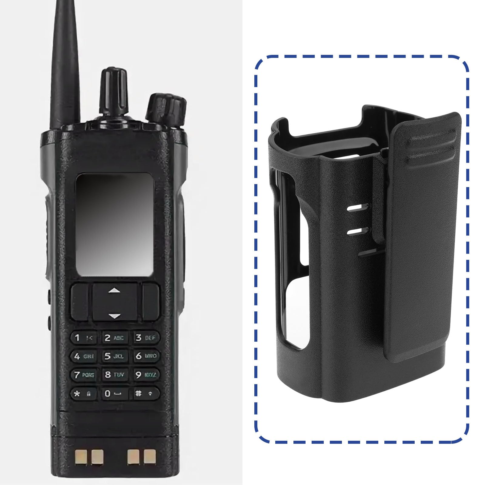 Clip da cintura per walkie-talkie Baofeng UV-32 DM-32 custodia fondina