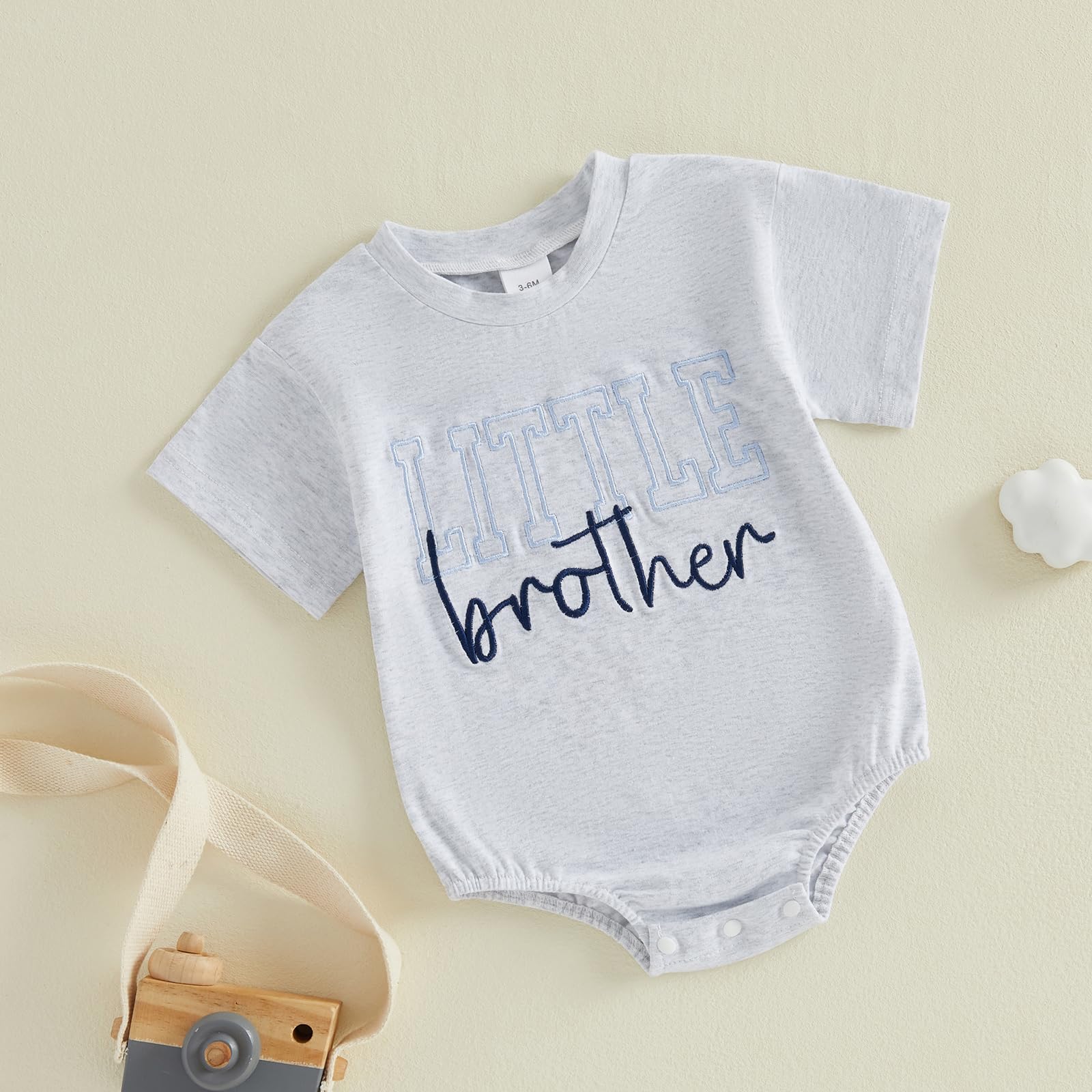 Bambino Bambino Bambino Vestiti Estivi Piccolo Fratello Grande Fratello Abiti Corrispondenti Neonato Manica Corta Body Bambini T-shirt Lettere Ricamo Top