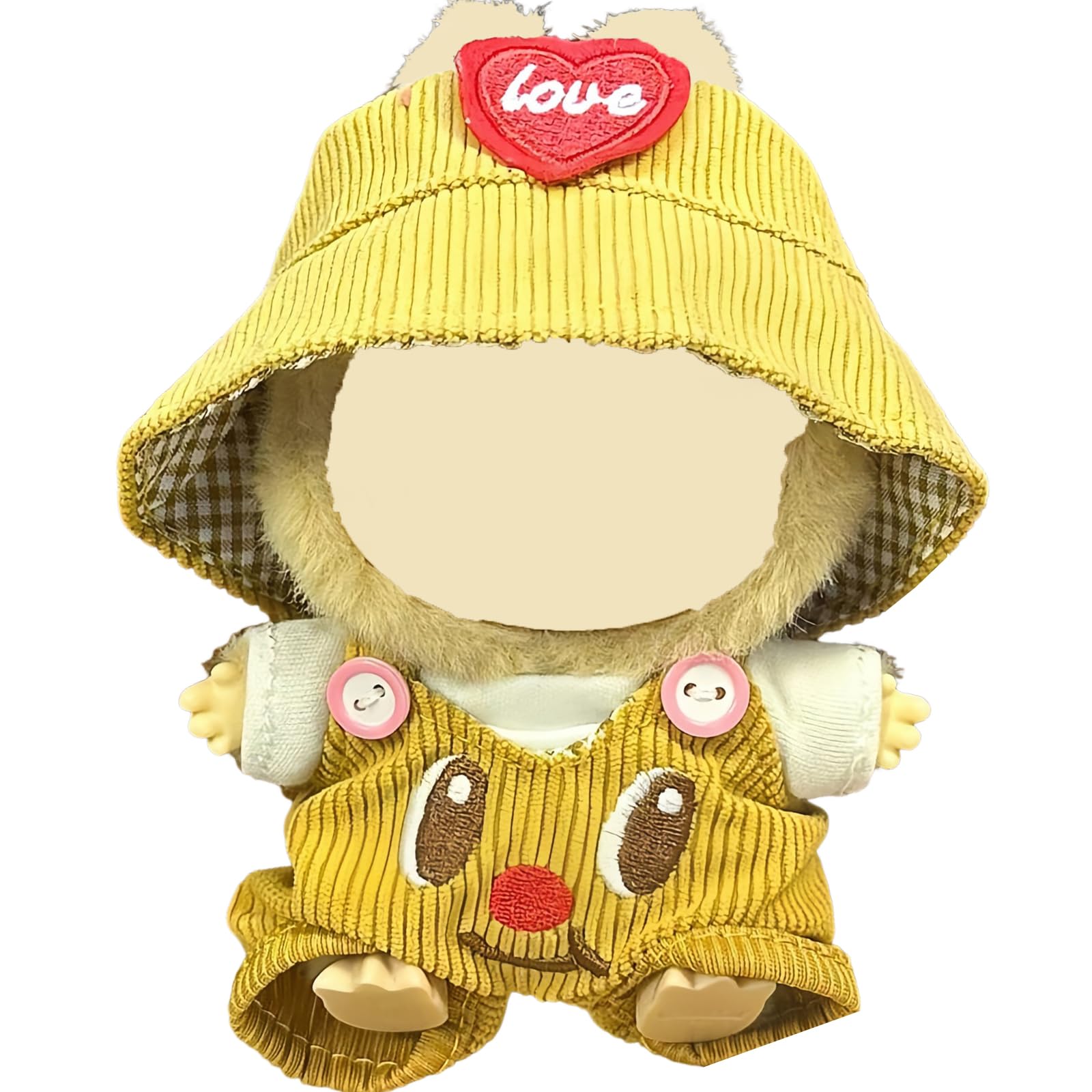 Amazon.co.jp: ラブブ 17cm 着せ替え服 くまちゃんスーツ 3点セット