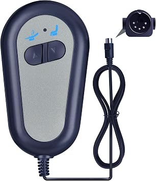 2 Button 5 Pin Recliner Remote Hand Control, Lift Chair Remote Replacement for Electric Power Lift Sofa Chair