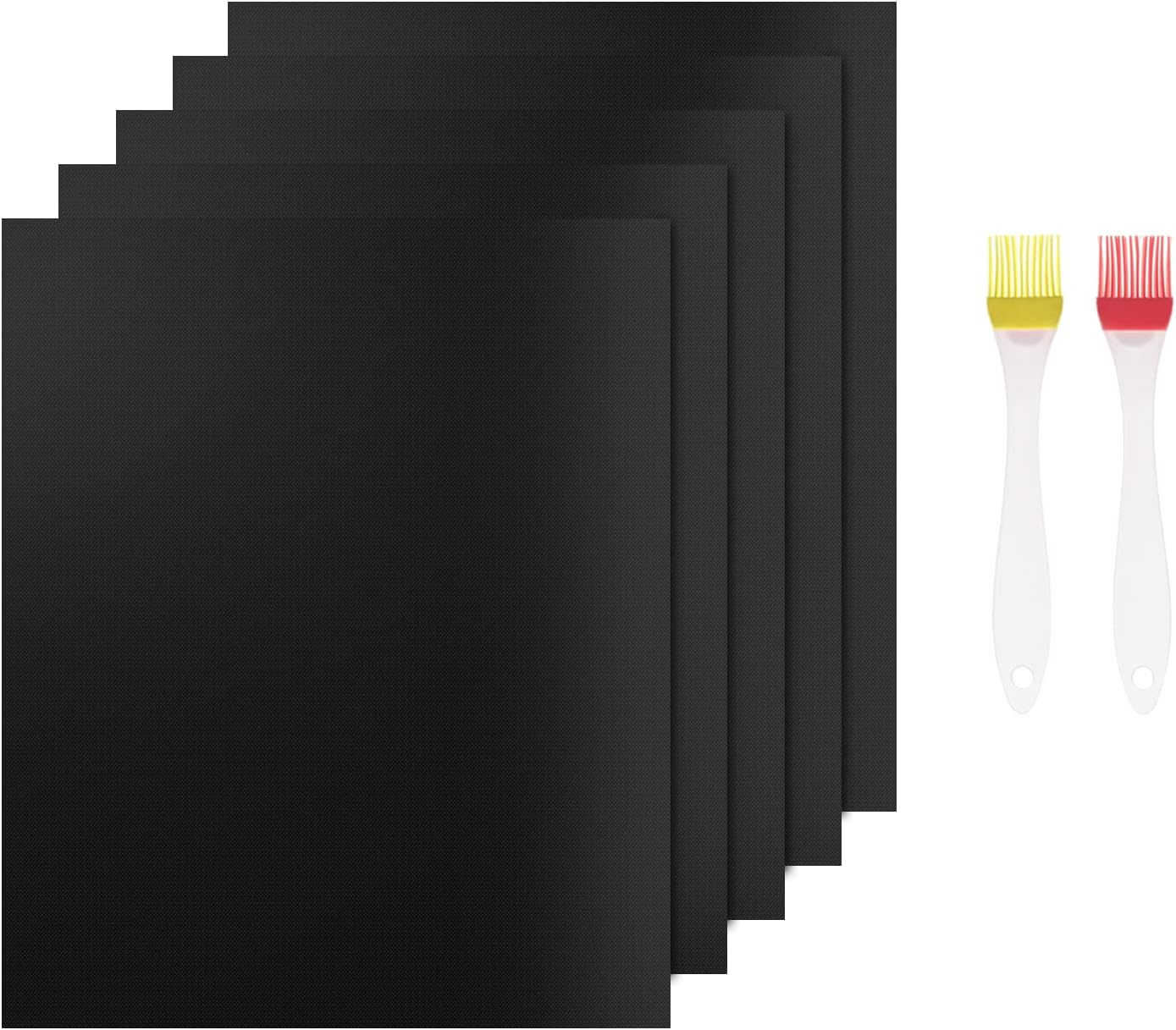 Grille Barbecue, Tapis de Cuisson Réutilisable et Découpable Grille Anti-adhésif pour Yaourtières Barbecue Four Cuisson 2pc (42*36cm) | Rakuten