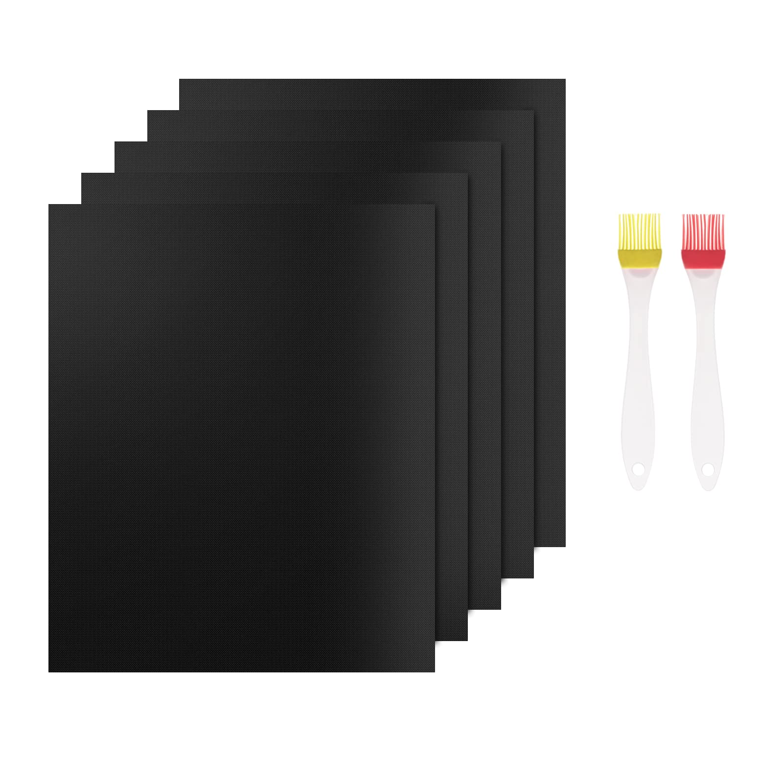 Tappetini Barbecue Antiaderenti - Set 5 Pezzi In Teflon Per Griglie A Gas, Carbone O Elettrico - Foto 13