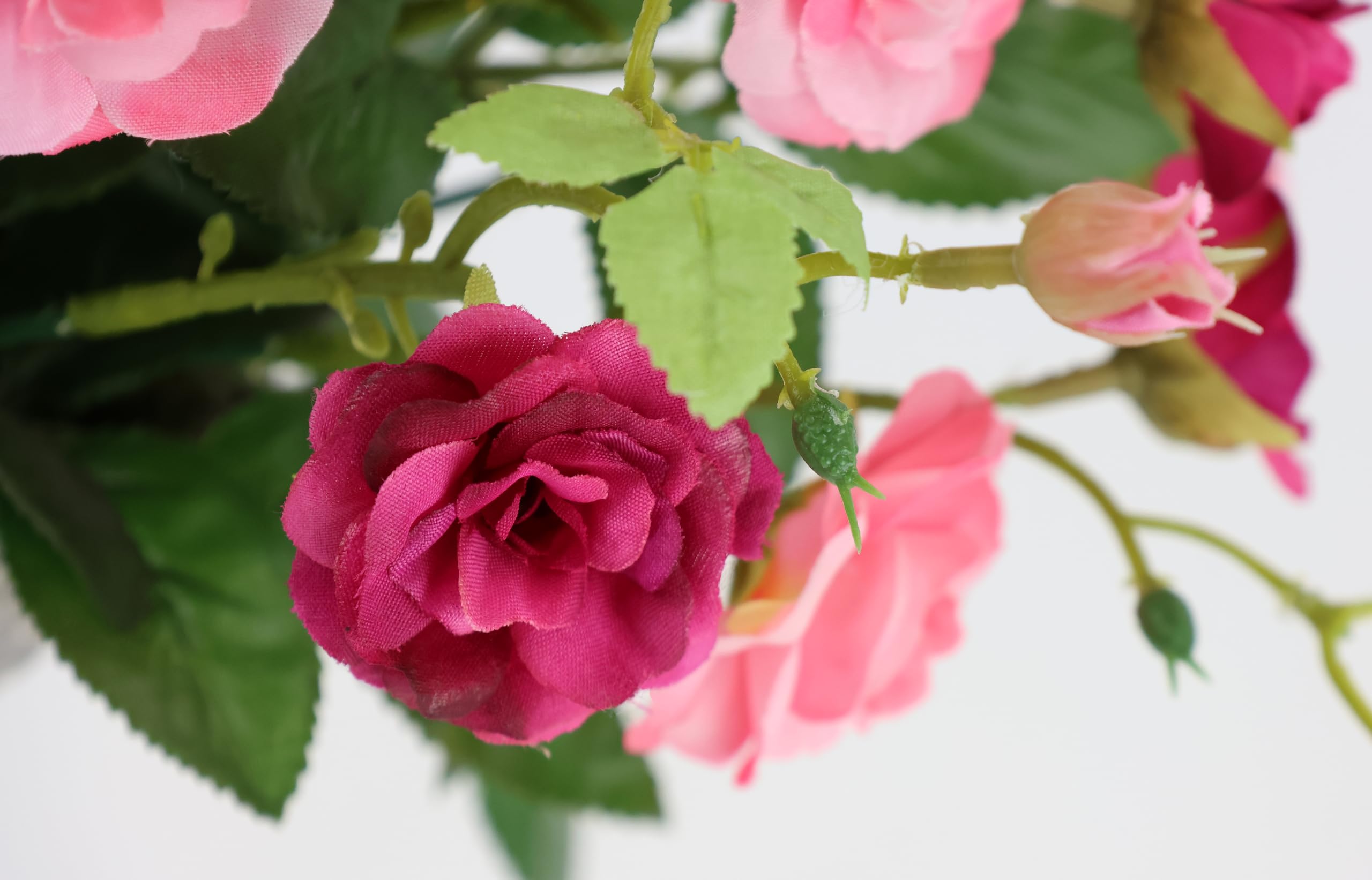 Künstliche Rosen In Herz-Vase - Romantisches Blumenarrangement Als Deko