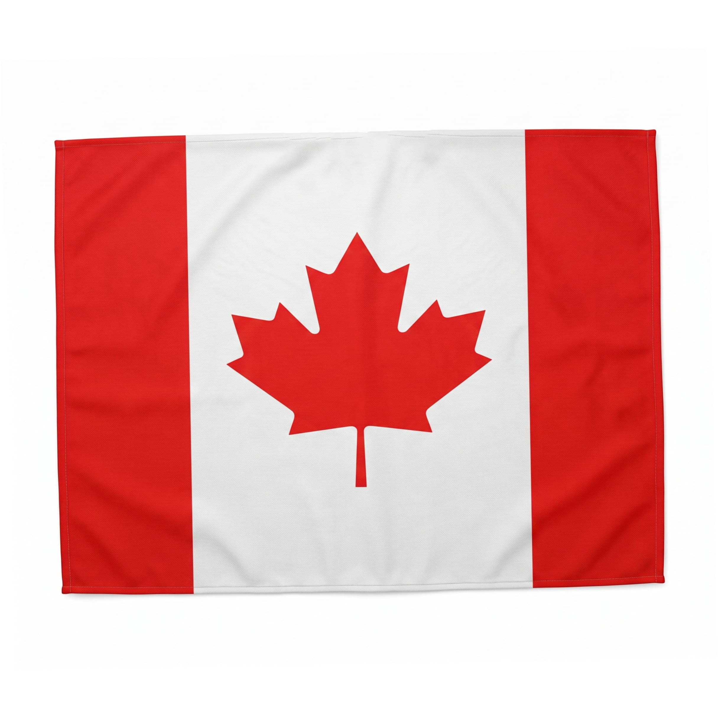 Capa de bandera de Canadá usable para evitar cargar banderas pesadas en el fútbol