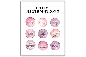 Affirmational Lyrics Wall Decor Art