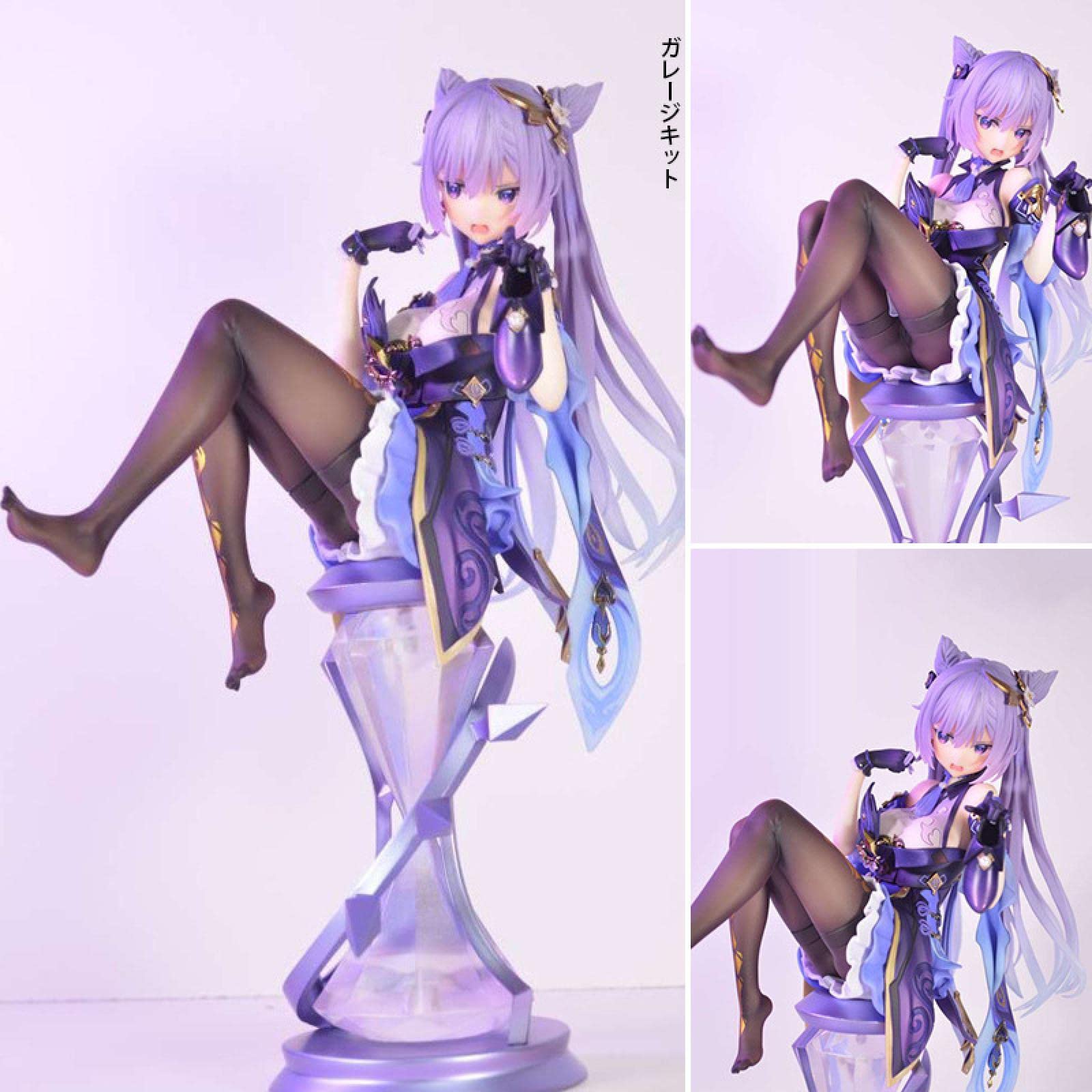 Genshin Impact Figure Toys PVC Anime Figures Game Character Sculpture Model Doll Ornaments Keqing