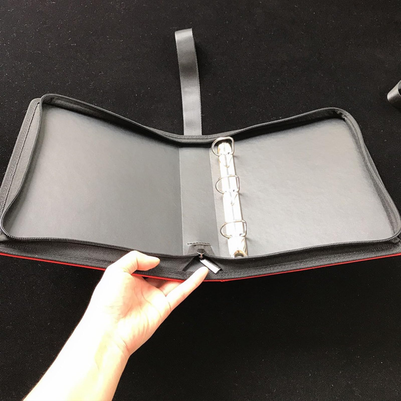 Porta carte per album da collezione double face per carte da gioco, rilegatura a doppio lato