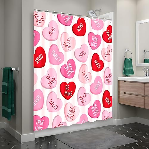 Vista 5 de Cortina de ducha de conejo de Pascua para baño, decoración de huevos, decoración del hogar de primavera con 12 ganchos de 72 x 72 pulgadas