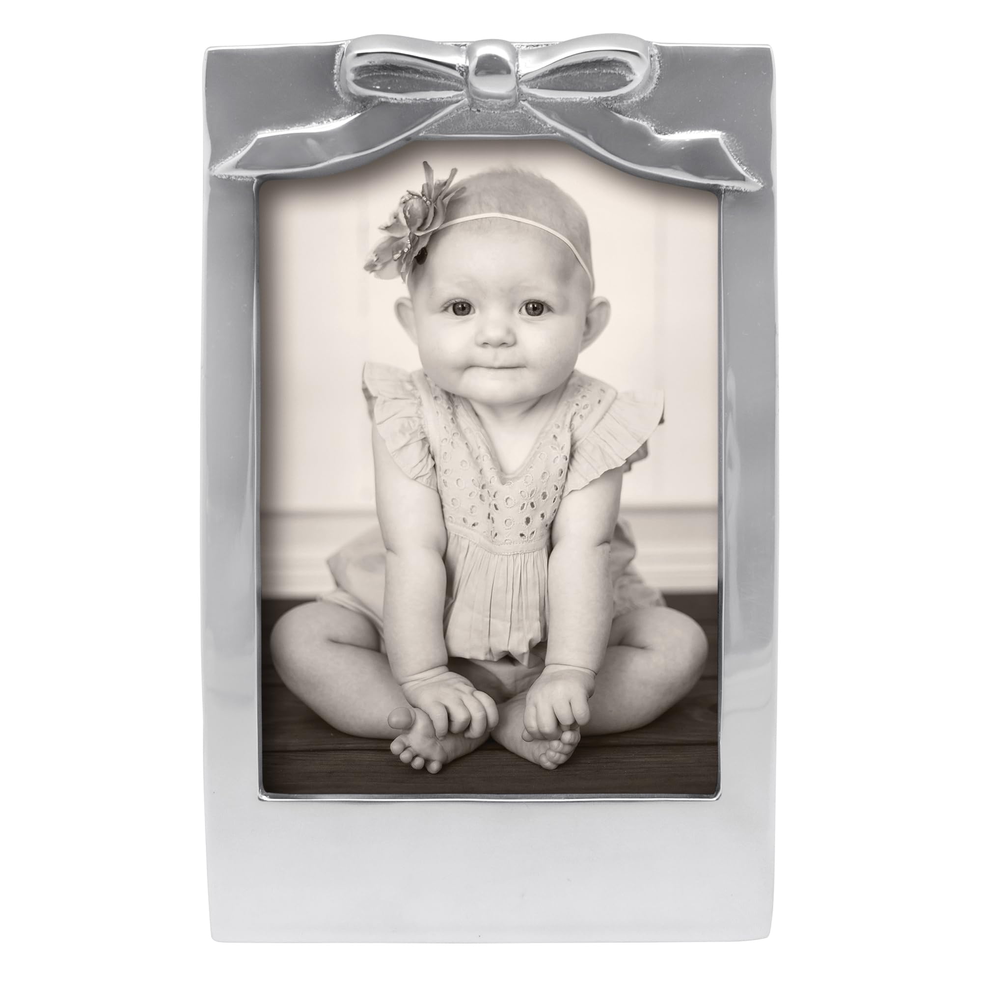 MARIPOSA Bow Frame, Silver, 5" x 7"