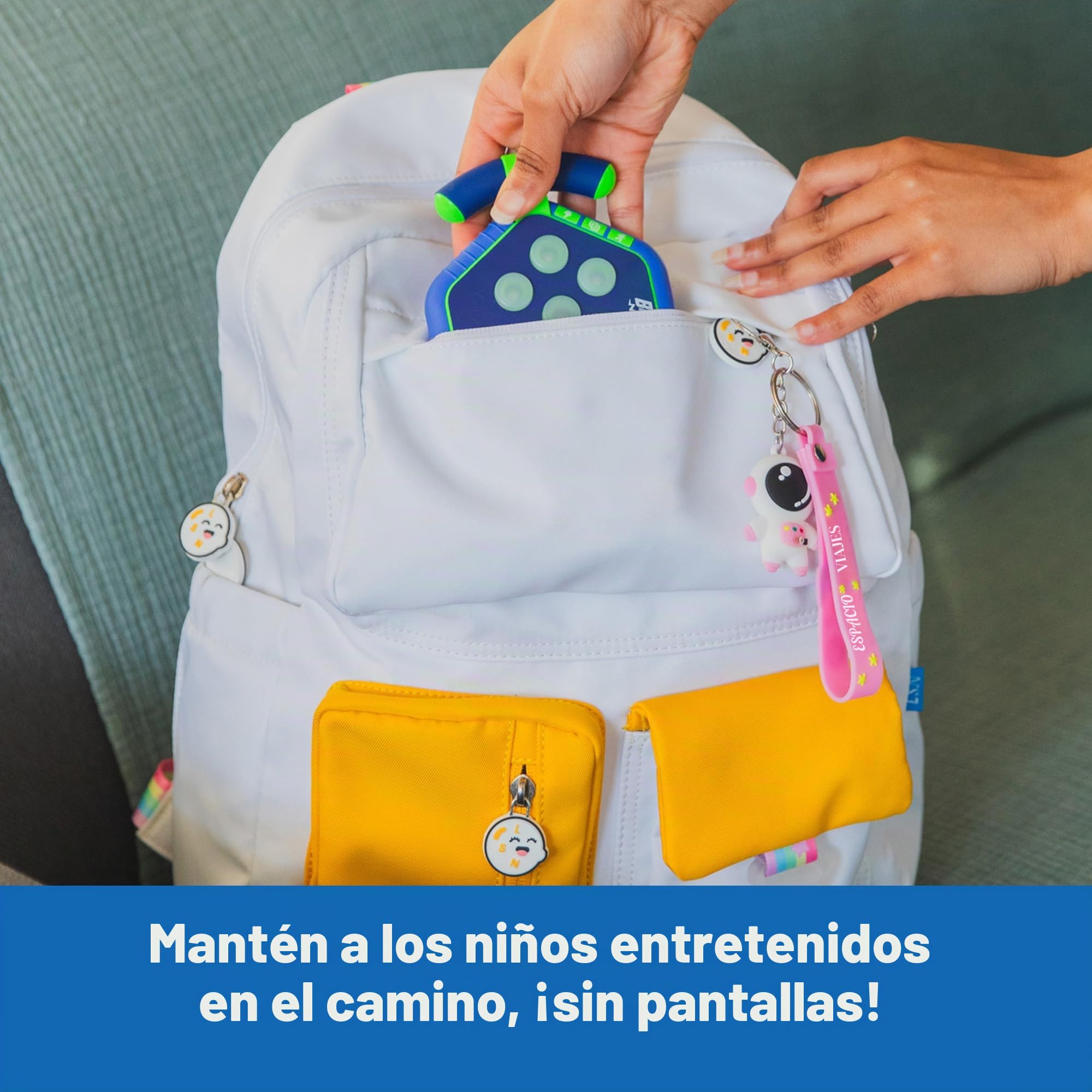Learning Resources BrainBolt Boost, Juego de Memoria electrónico para niños, 5+, 3 Modos de Juego, para 1 Jugador, Juegos de Viaje para niños