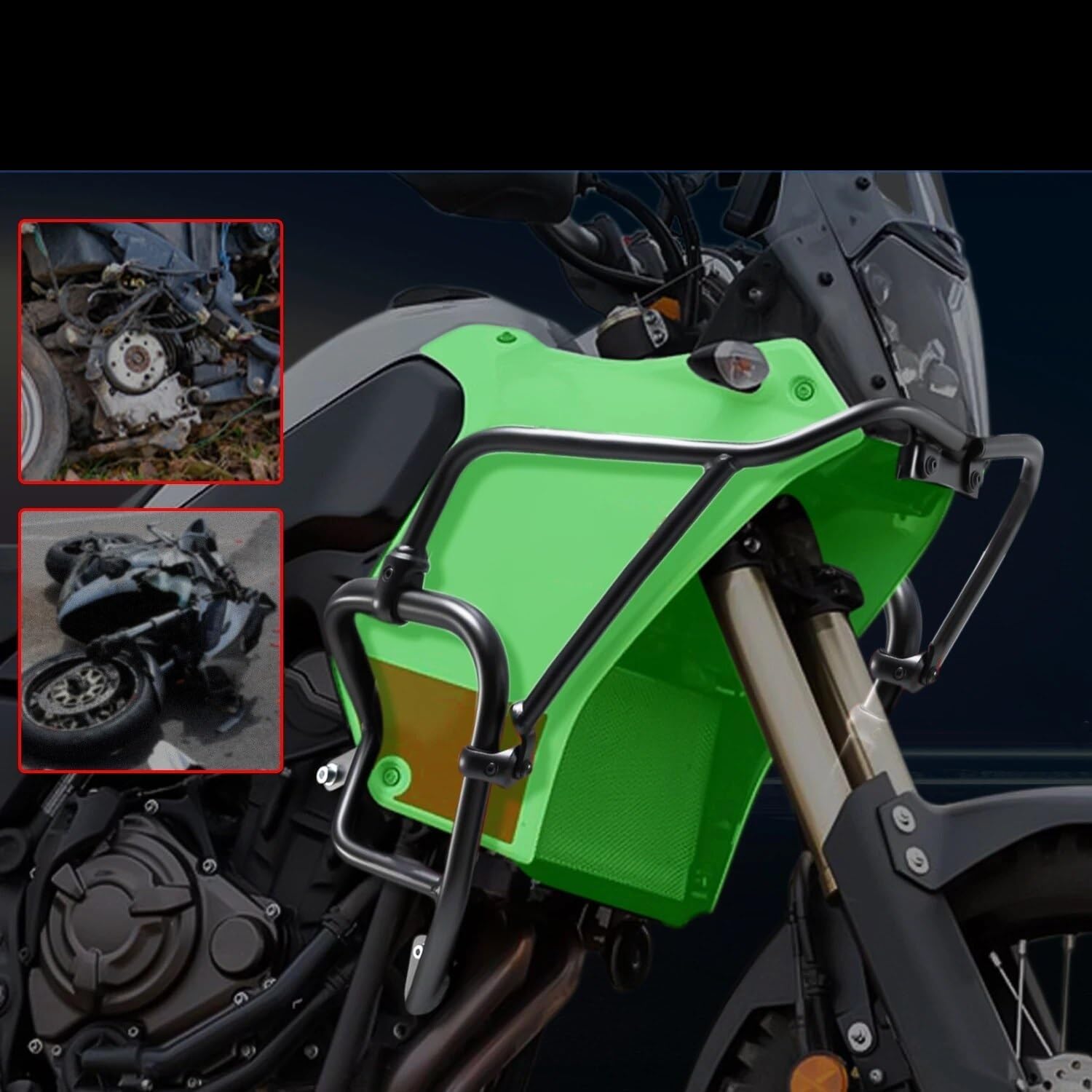 Engine Protection Bar Motorcycle Stunt Cage Protector Engine Guard Bumper Crash Bar for Tenere 700 XTZ 700 Tenere700 XT700Z 2019 2020 2021 2022