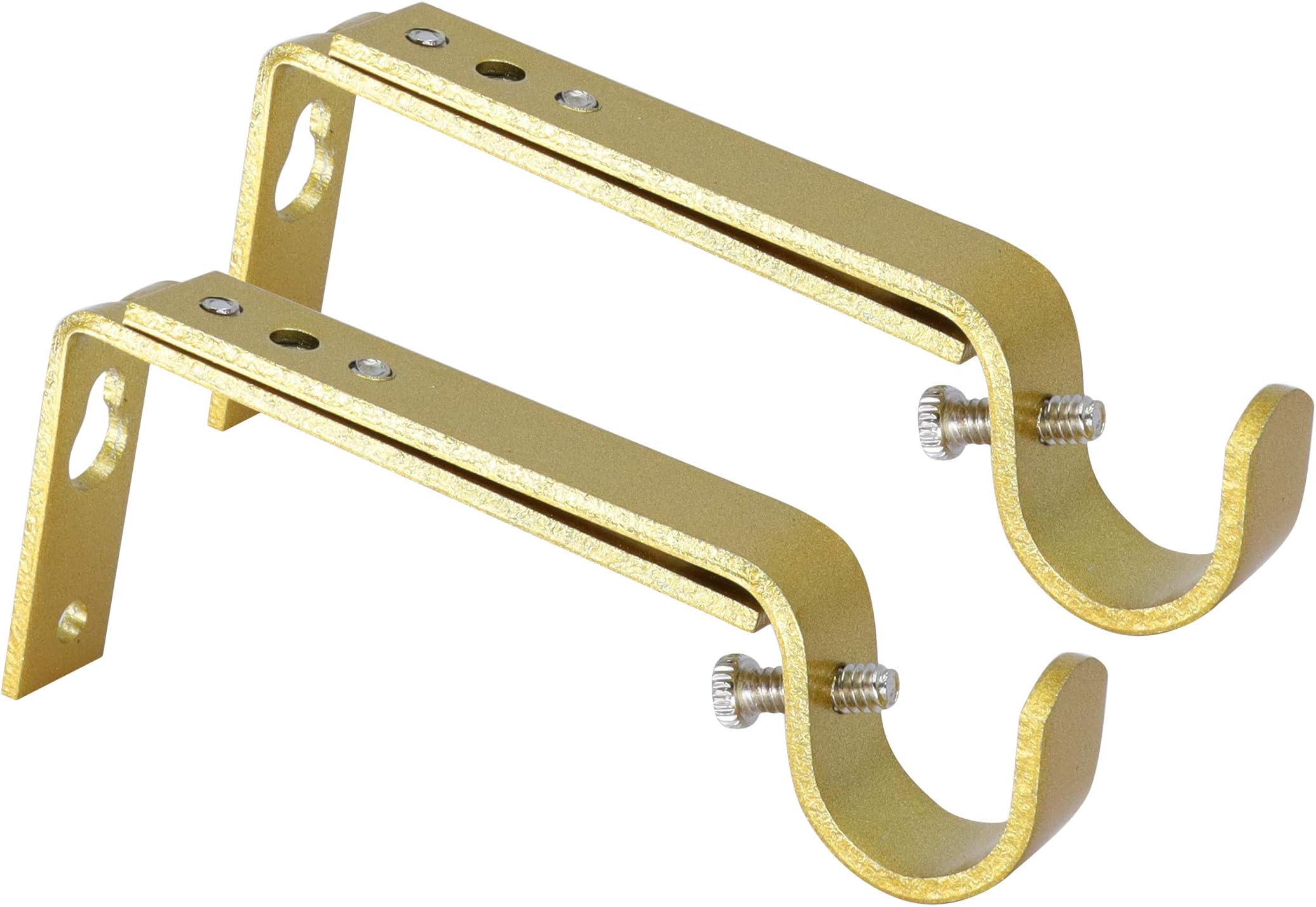 Meriville Set of 2 OilRubbed Bronze Curtain Drapery Rod