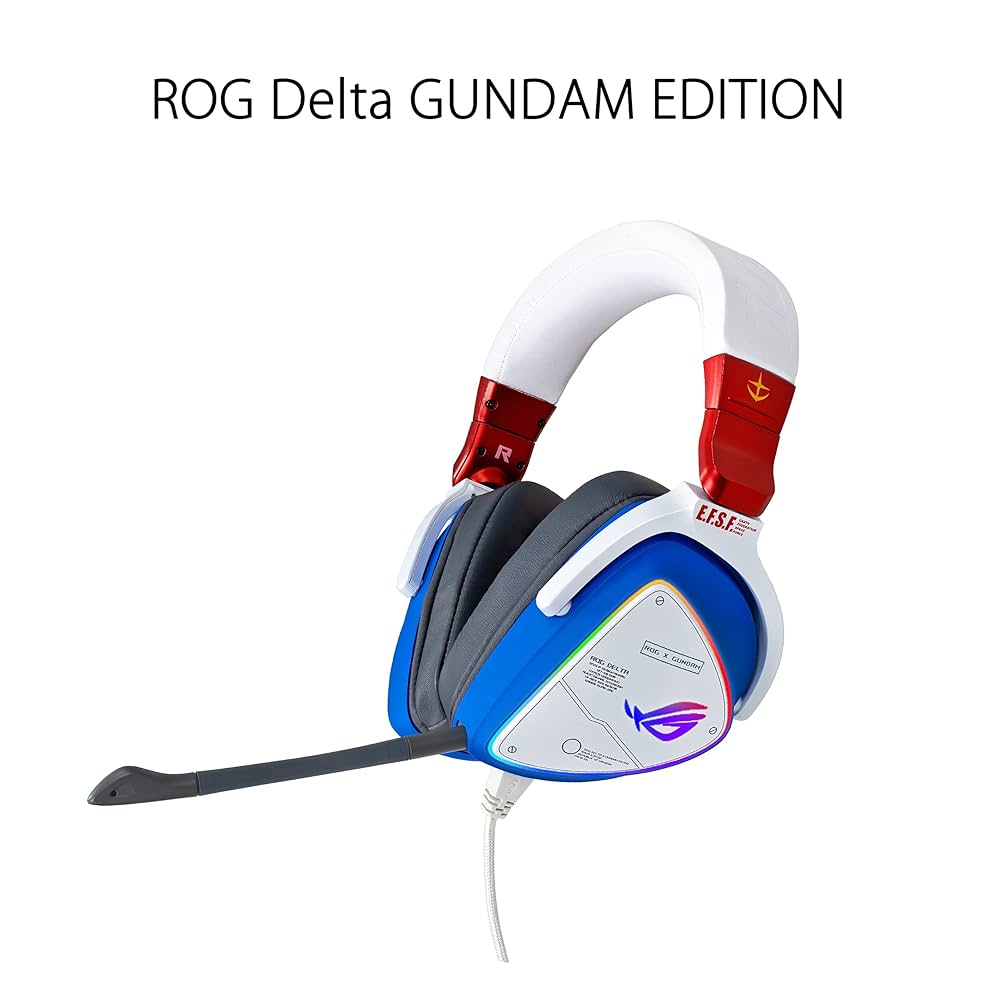 ROG DELTA GUNDAM LTD/U ゲーミングヘッドセット ROG DELTA GUNDAM LTD/U ゲーミングヘッドセット ホワイト ［USB