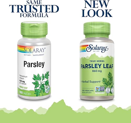 Miniatura 2 de SOLARAY Cápsulas de perejil, 860 mg  100 unidades