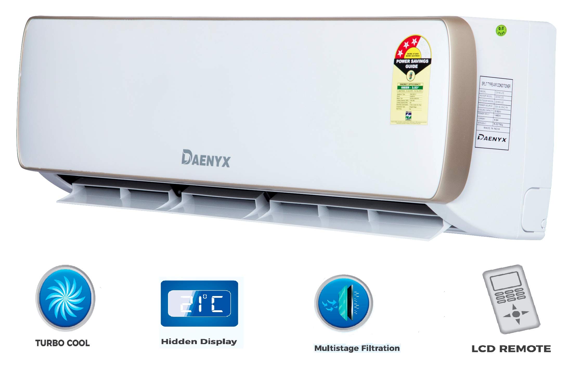 daenyx ac 1 ton price