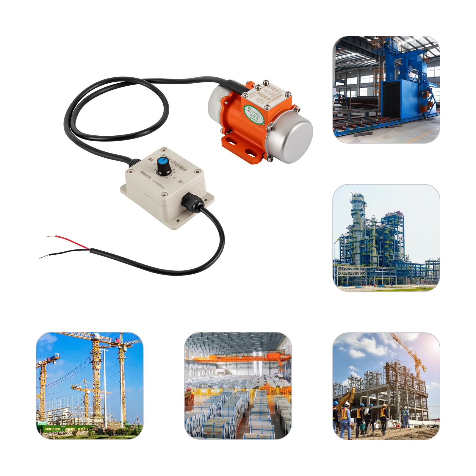 Vibrationsmotor 1/3 Phase Vibrator Asynchroner Vibrationsmotor Für Mechanische Geräte 3000 U/min(1phase,70W