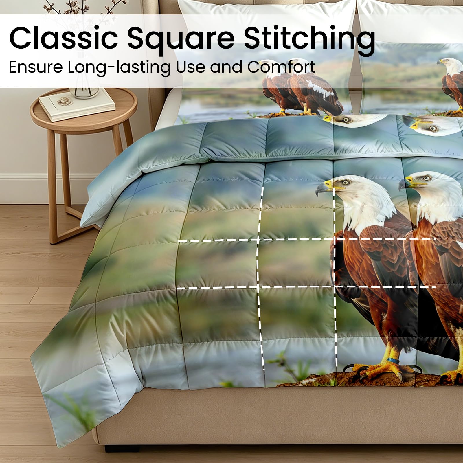 Generisch Bettdecke Ohne Bezug Sommer Adler Tiere Bettdecke 200x220cm
