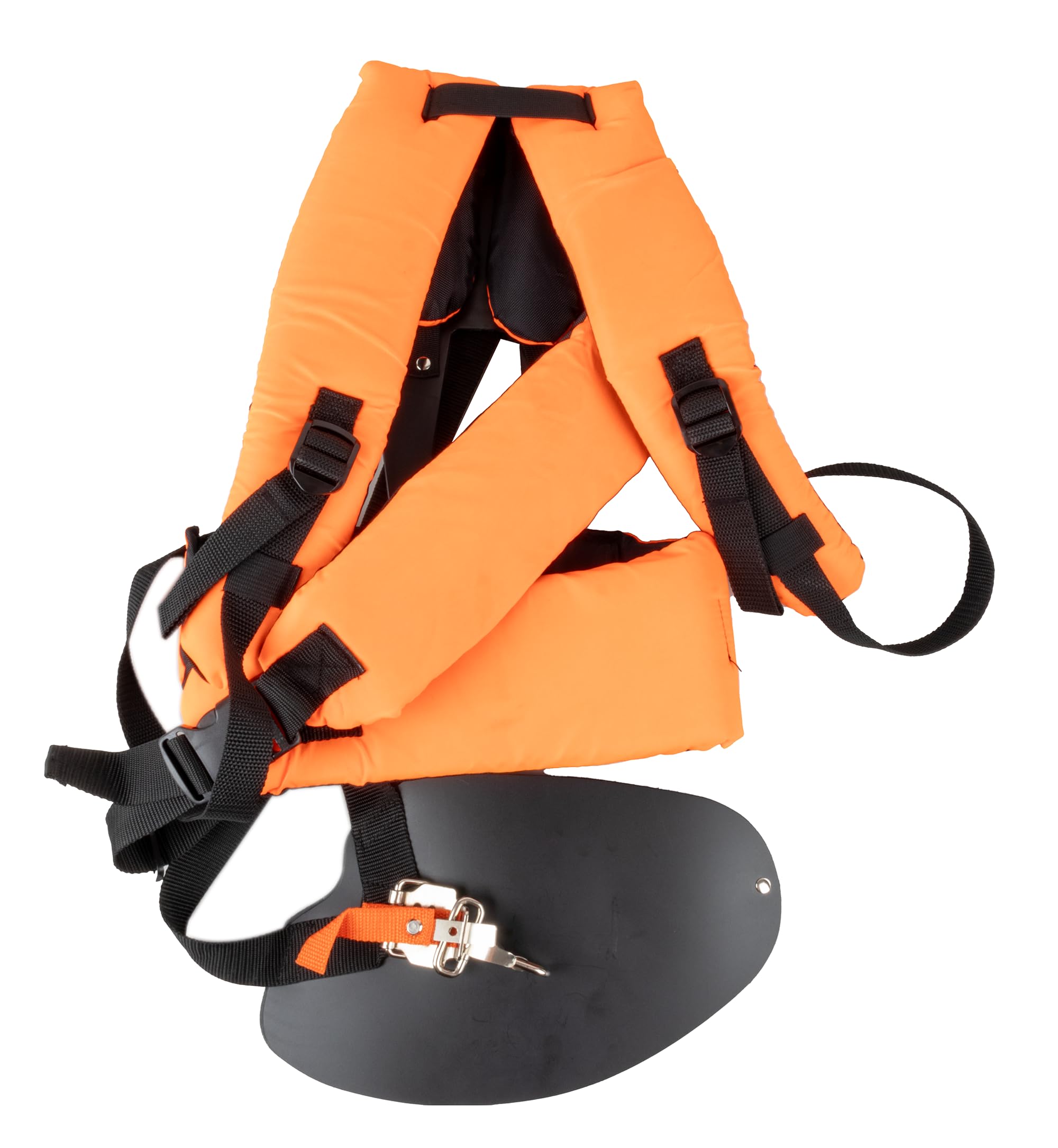 Arnés Ama Desbrozadora: Correa de Hombro Acolchada para desbrozadora, Extraconfort, Ajustable, Naranja