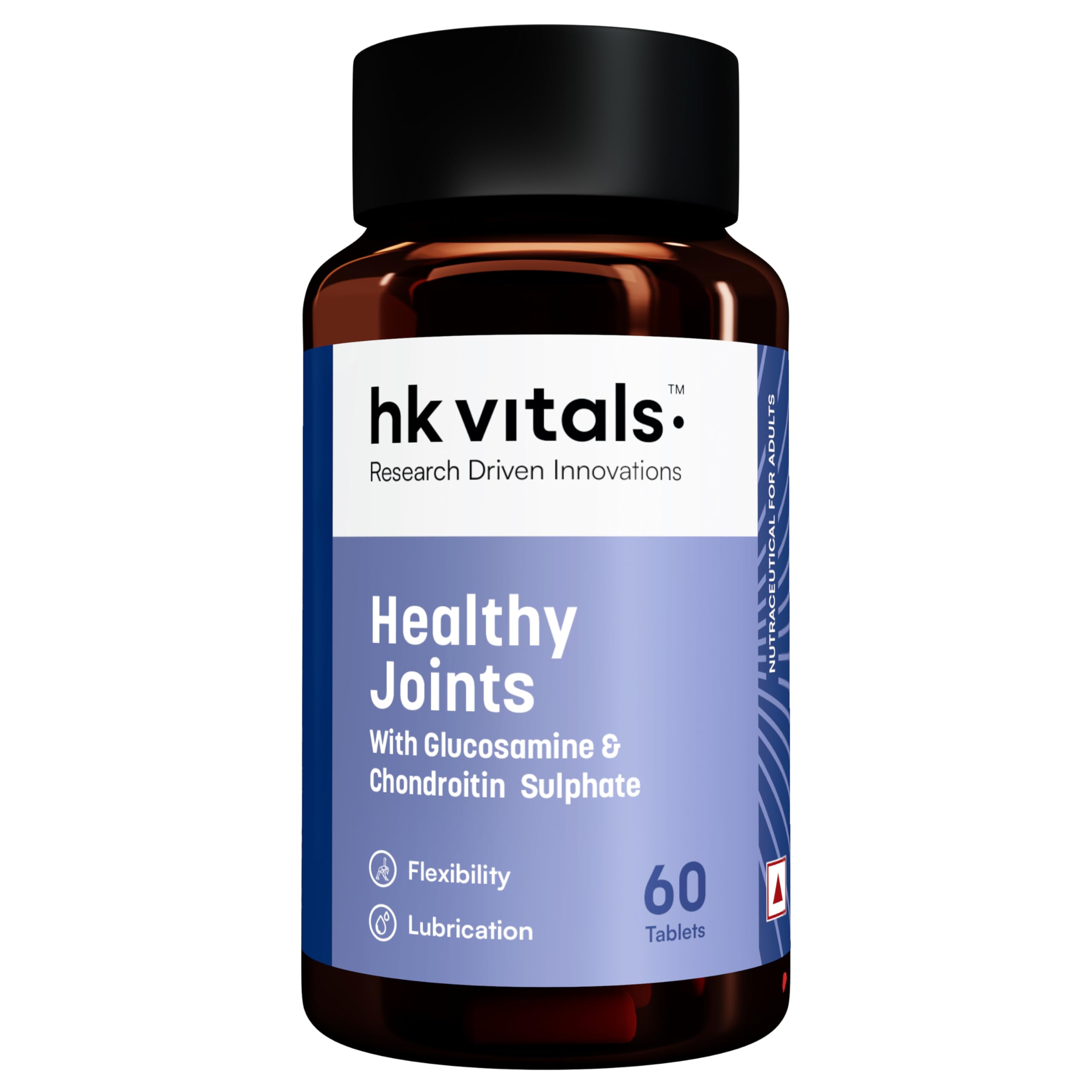 hk vitals Joint Support (60 Tablets) | With Glucosamine 1400mg, Chondroitin, Calcium and Vitamin D3 | For Joint Strength, Mobility, and Flexibility