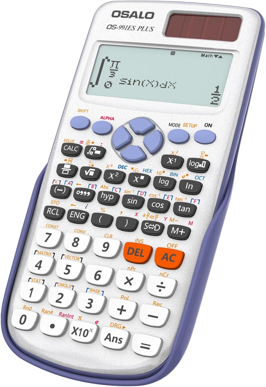 OSALO Scientific Calculator Written Display Solar Powered Ultra-Light Engineering Calculator for School University (OS-991ES Plus)