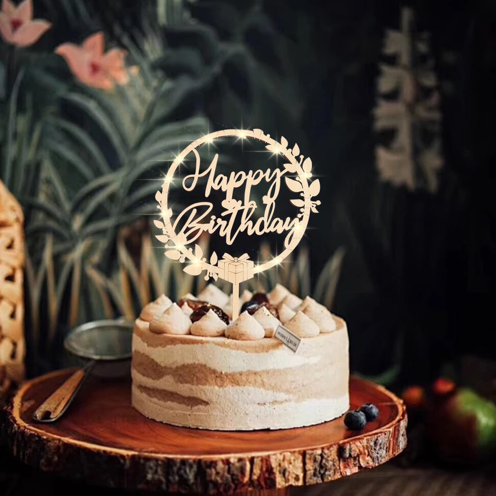 Boho 52 Pezzi Decorazioni Torta Boho Rosa - Palline, Farfalle, Fiori, Per Compleanno O Matrimonio Topper Torta - Foto 13