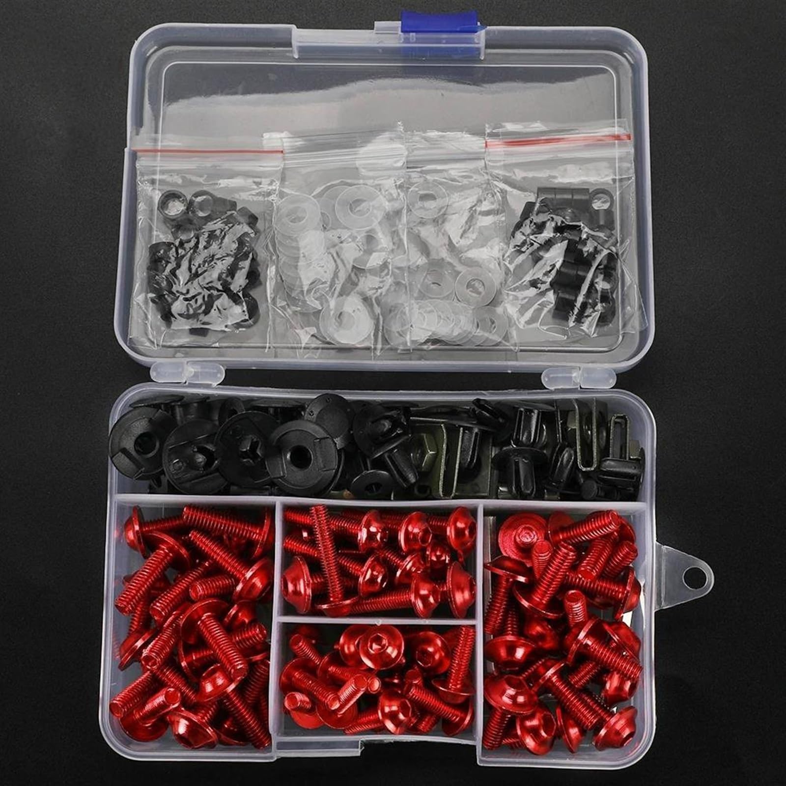 Modification accessories screw set For B-KING For BOULEVARD C90 S50 S83 GW250 For INAZUMA RF900R RGV250 RV125 RV200 CNC Alloy(Rosso)